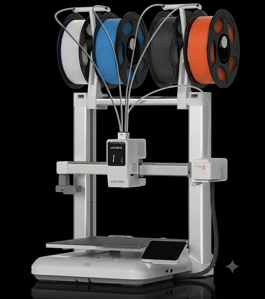 Impresora 3D fabricando una pieza técnica — DUNCAX